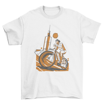 Cyclist sports t-shirt