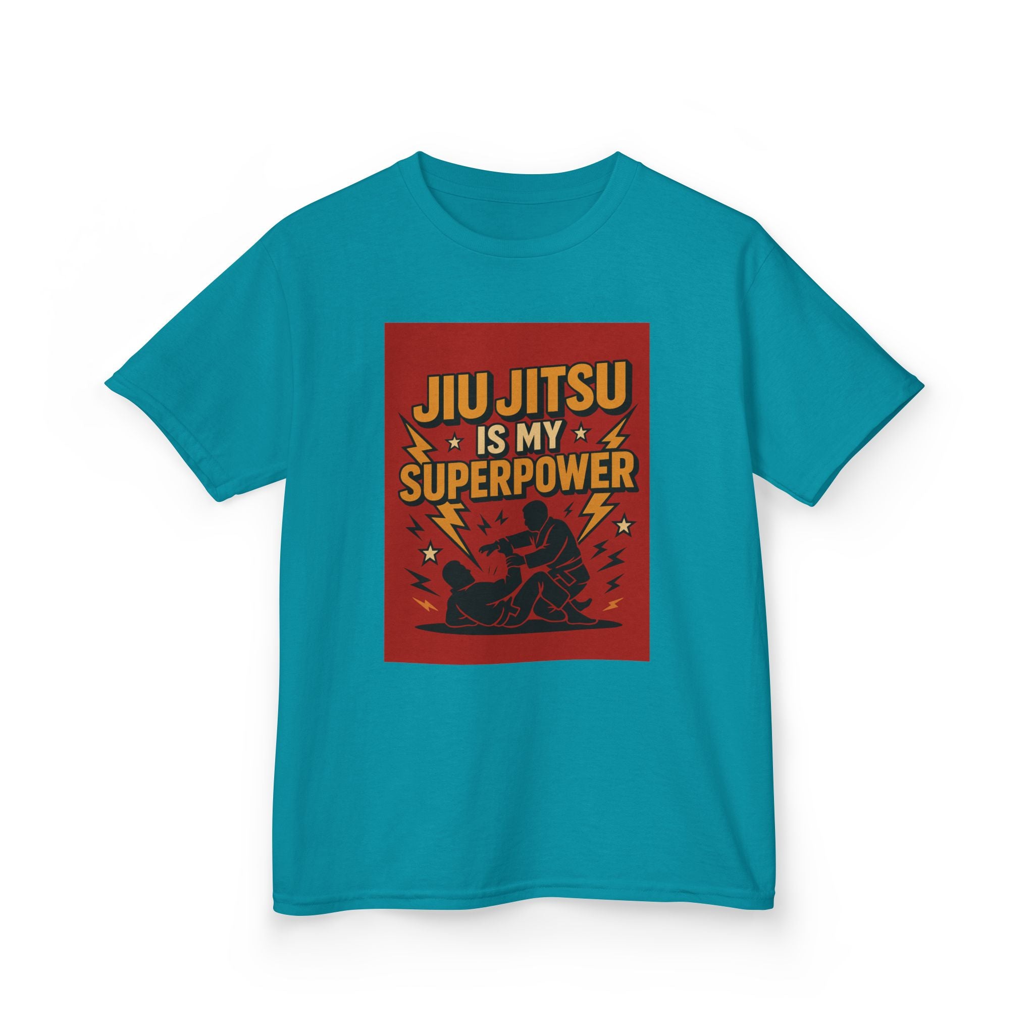 "Jiu Jitsu Is My Superpower" – BJJ Graphic T-Shirt for Martial Arts Lovers & Grapplers
