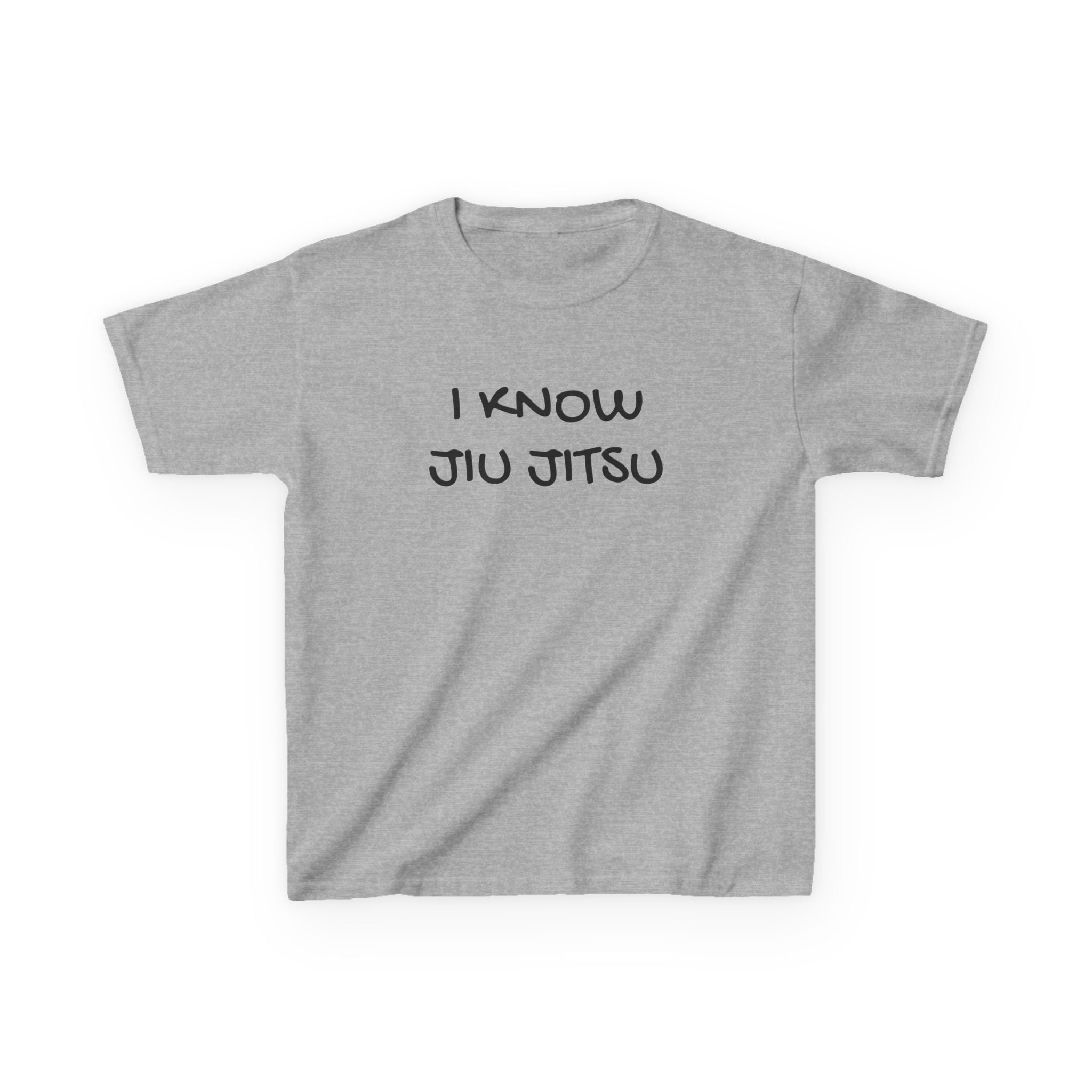Kid's "I Know Jiu Jitsu" – Funny Brazilian Jiu Jitsu T-Shirt for Grapplers & Martial Arts Fans