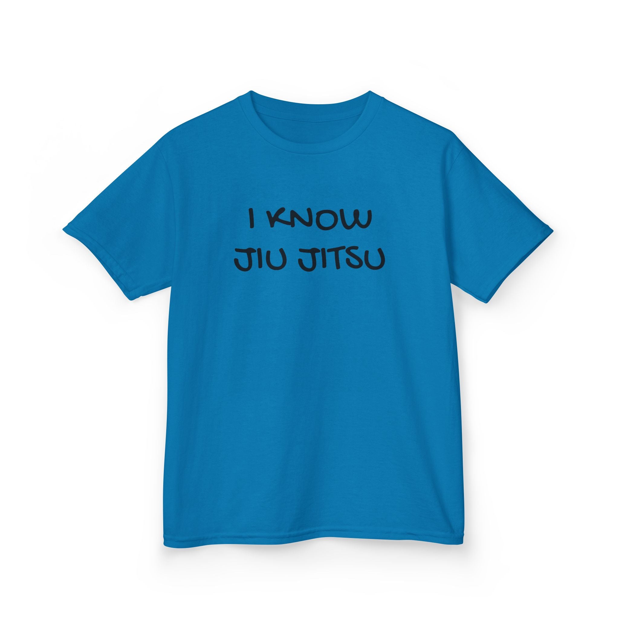 Kid's "I Know Jiu Jitsu" – Funny Brazilian Jiu Jitsu T-Shirt for Grapplers & Martial Arts Fans