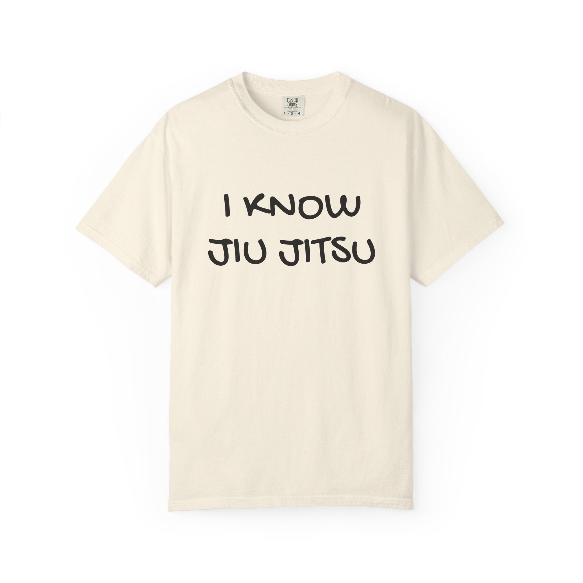 I Know Jiu Jitsu" – Funny Brazilian Jiu Jitsu T-Shirt for Grapplers & Martial Arts Fans