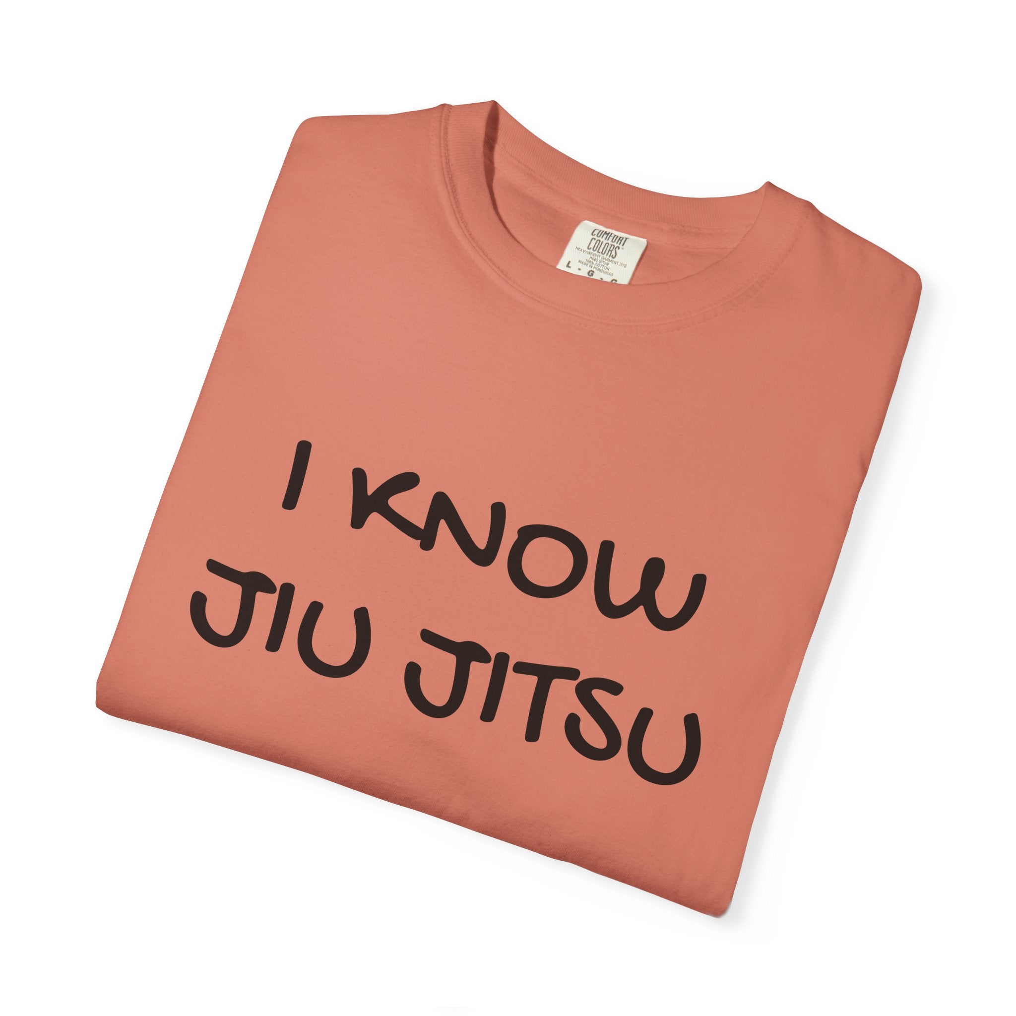 I Know Jiu Jitsu" – Funny Brazilian Jiu Jitsu T-Shirt for Grapplers & Martial Arts Fans