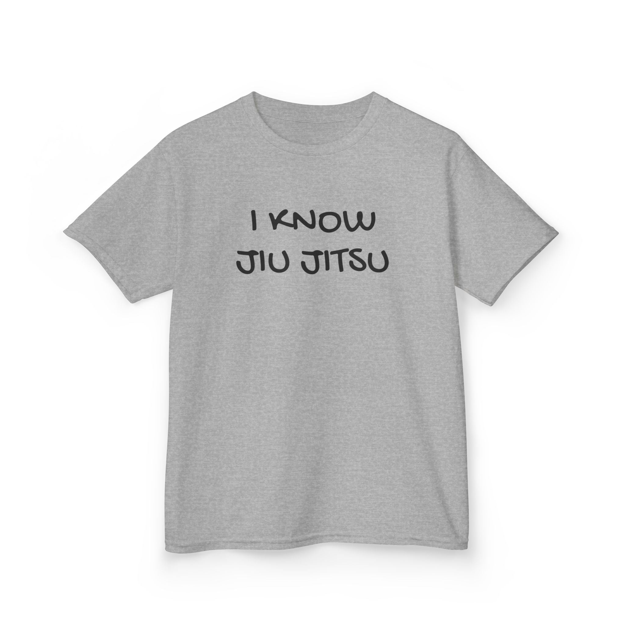 Kid's "I Know Jiu Jitsu" – Funny Brazilian Jiu Jitsu T-Shirt for Grapplers & Martial Arts Fans