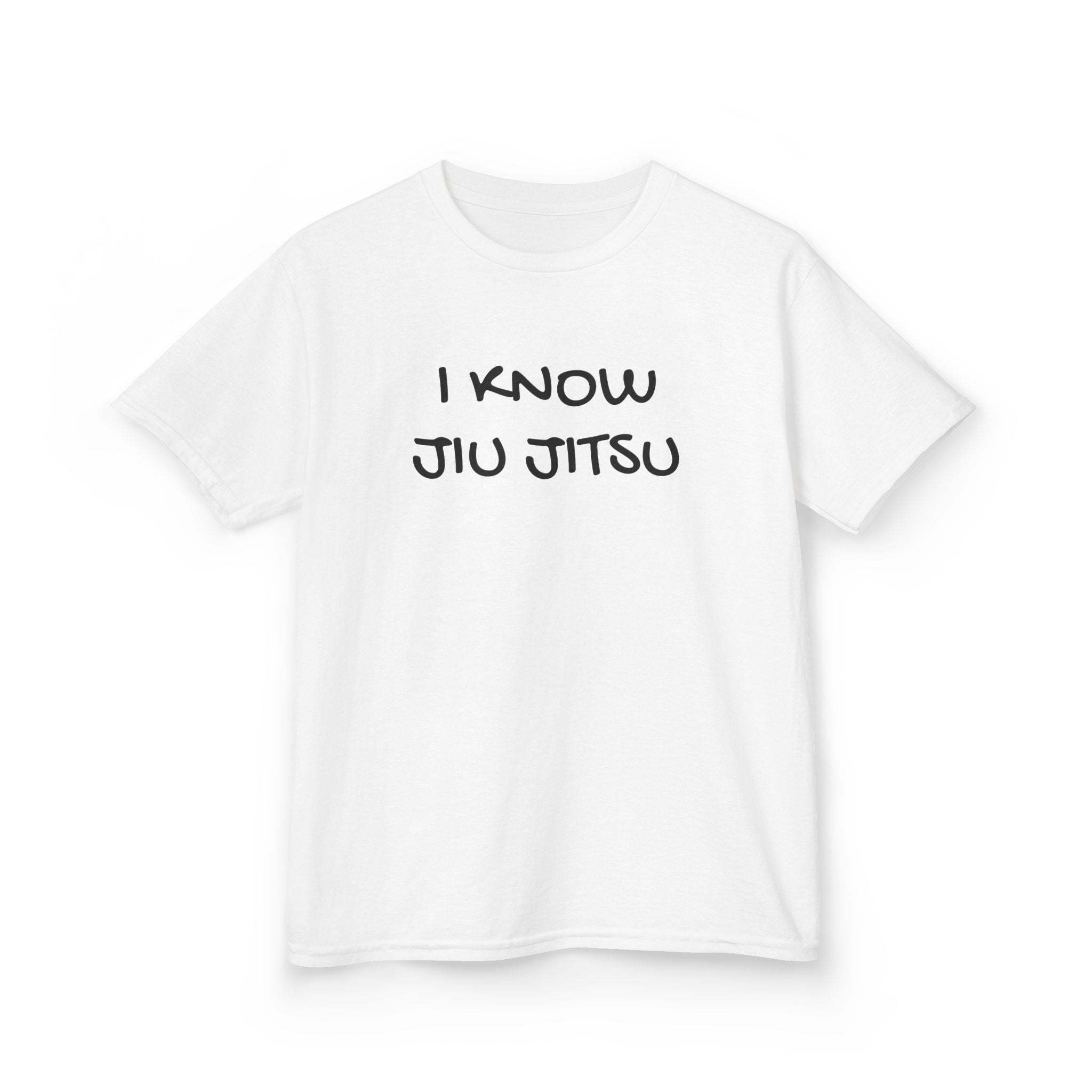 Kid's "I Know Jiu Jitsu" – Funny Brazilian Jiu Jitsu T-Shirt for Grapplers & Martial Arts Fans