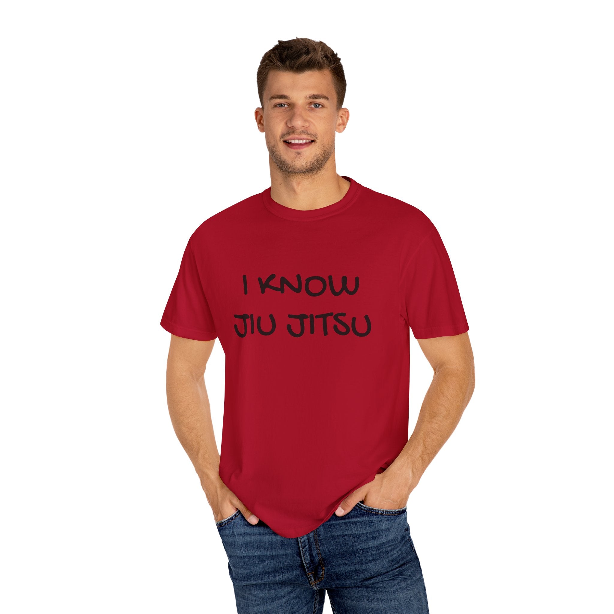 I Know Jiu Jitsu" – Funny Brazilian Jiu Jitsu T-Shirt for Grapplers & Martial Arts Fans