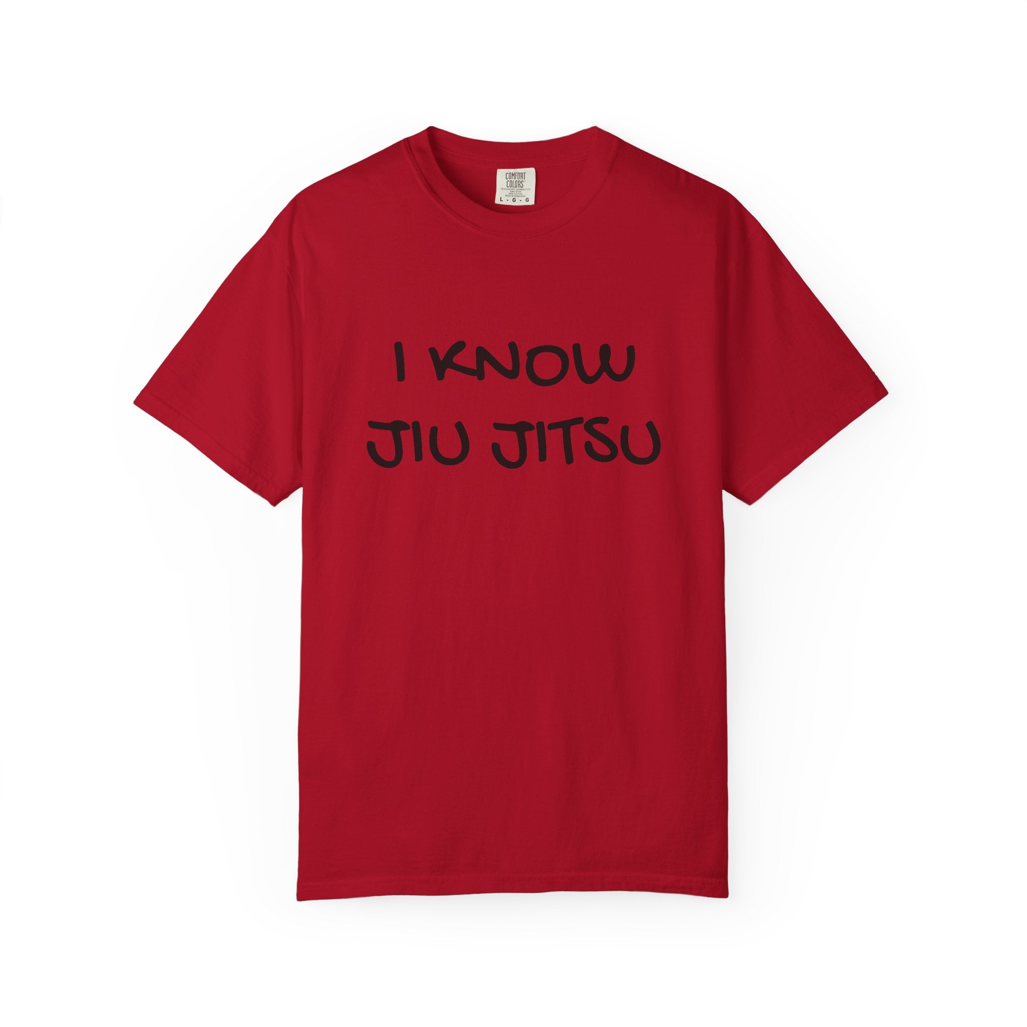 I Know Jiu Jitsu" – Funny Brazilian Jiu Jitsu T-Shirt for Grapplers & Martial Arts Fans