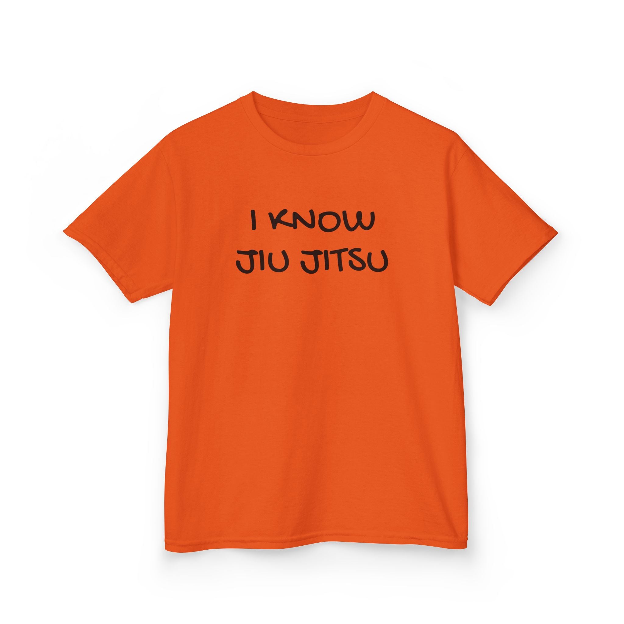 Kid's "I Know Jiu Jitsu" – Funny Brazilian Jiu Jitsu T-Shirt for Grapplers & Martial Arts Fans