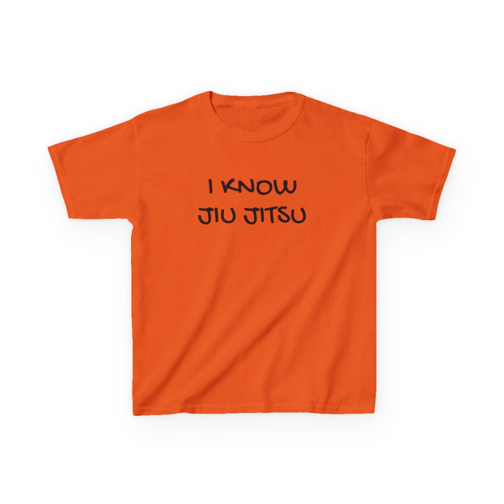 Kid's "I Know Jiu Jitsu" – Funny Brazilian Jiu Jitsu T-Shirt for Grapplers & Martial Arts Fans