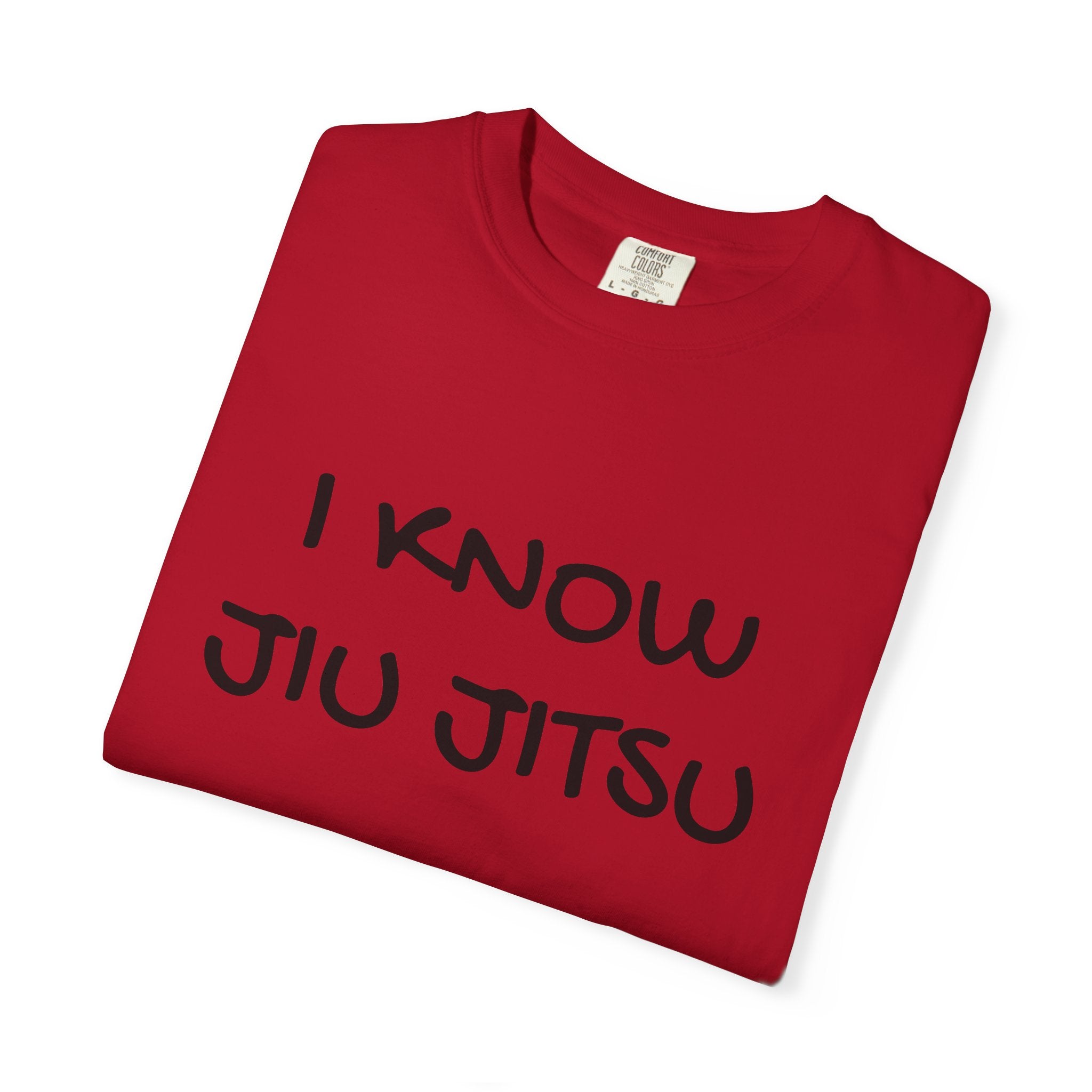 I Know Jiu Jitsu" – Funny Brazilian Jiu Jitsu T-Shirt for Grapplers & Martial Arts Fans