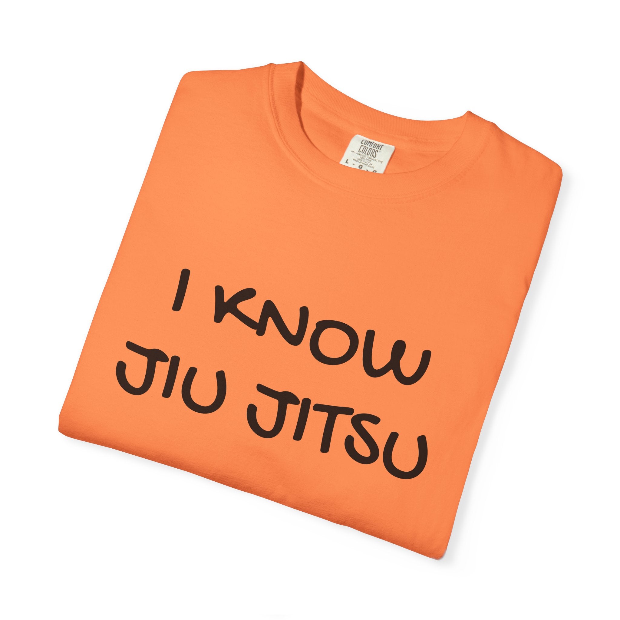 I Know Jiu Jitsu" – Funny Brazilian Jiu Jitsu T-Shirt for Grapplers & Martial Arts Fans