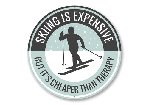 Witty Skiing Sign