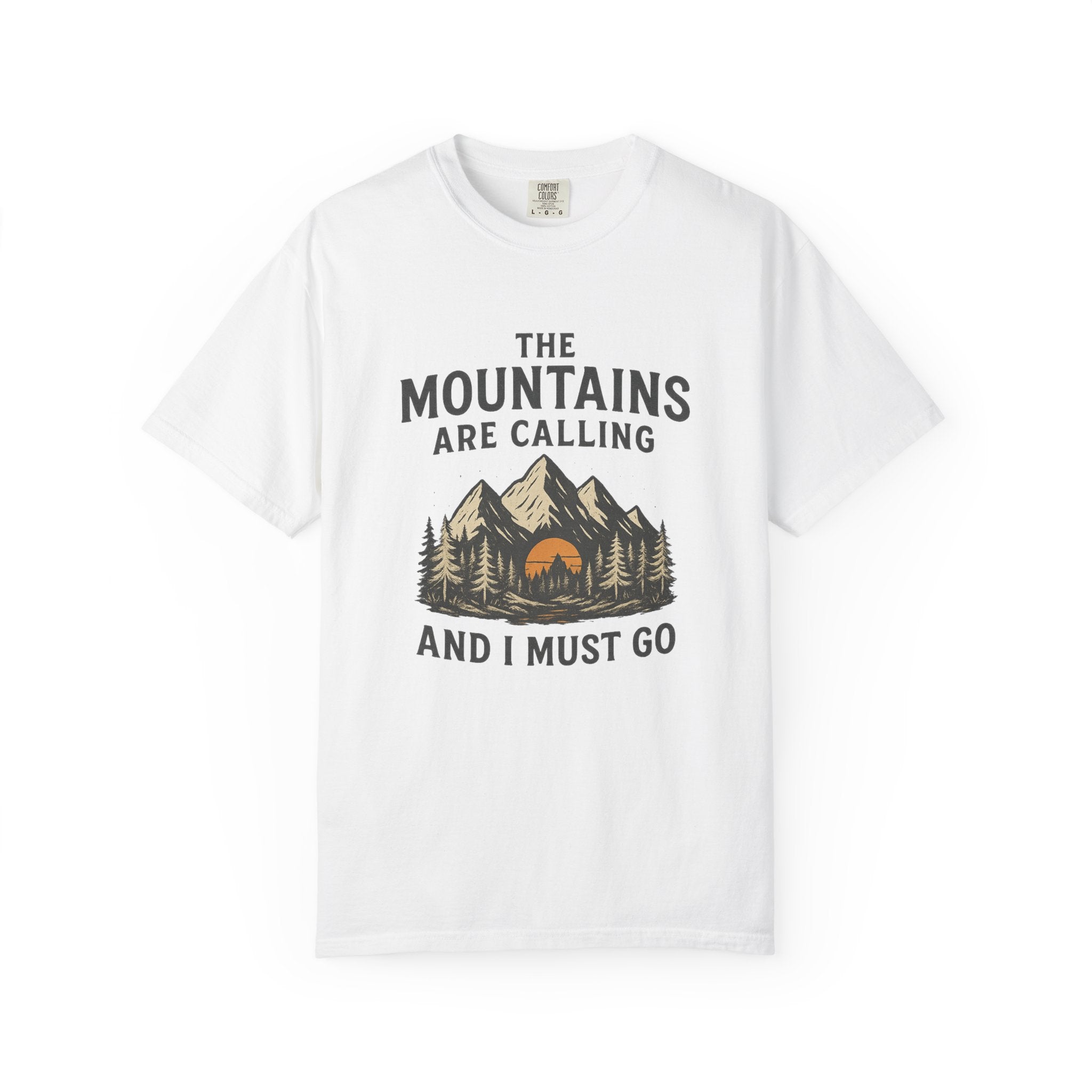 Retro Nature Tee – Mountains Are Calling & I Must Go