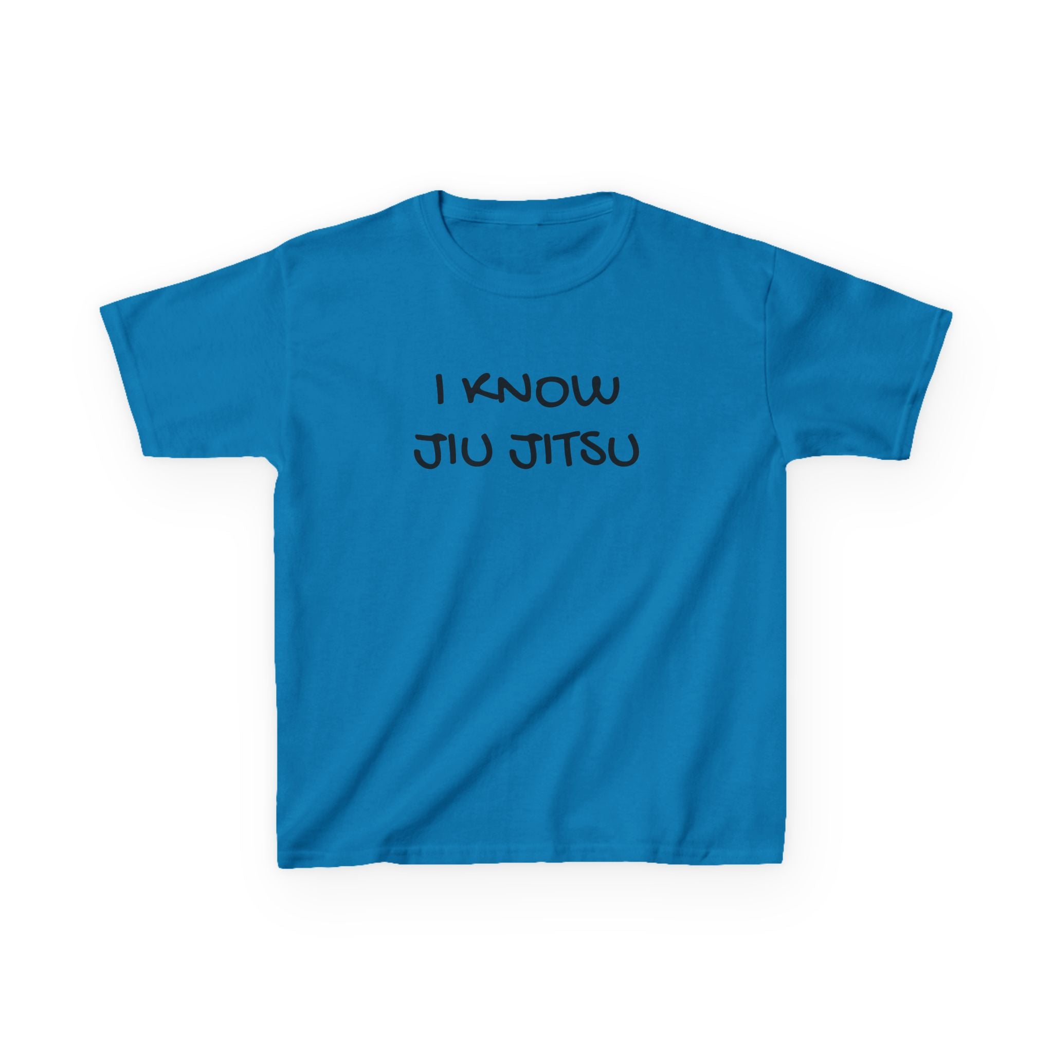Kid's "I Know Jiu Jitsu" – Funny Brazilian Jiu Jitsu T-Shirt for Grapplers & Martial Arts Fans