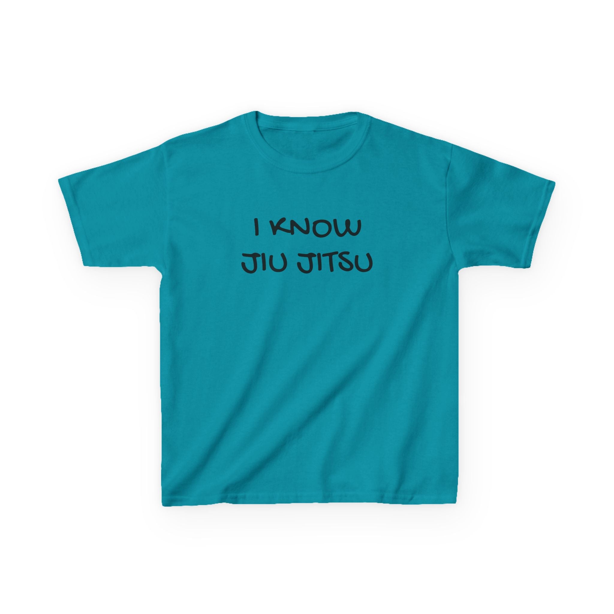 Kid's "I Know Jiu Jitsu" – Funny Brazilian Jiu Jitsu T-Shirt for Grapplers & Martial Arts Fans