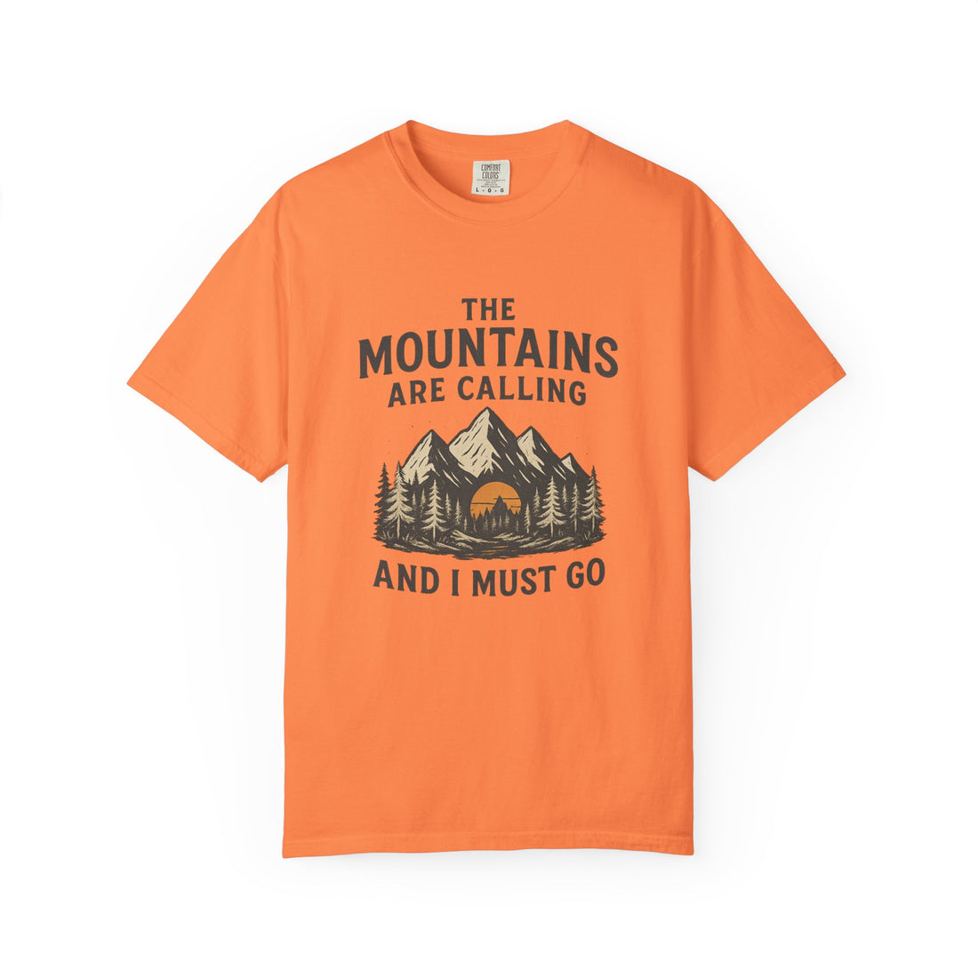 Retro Nature Tee – Mountains Are Calling & I Must Go