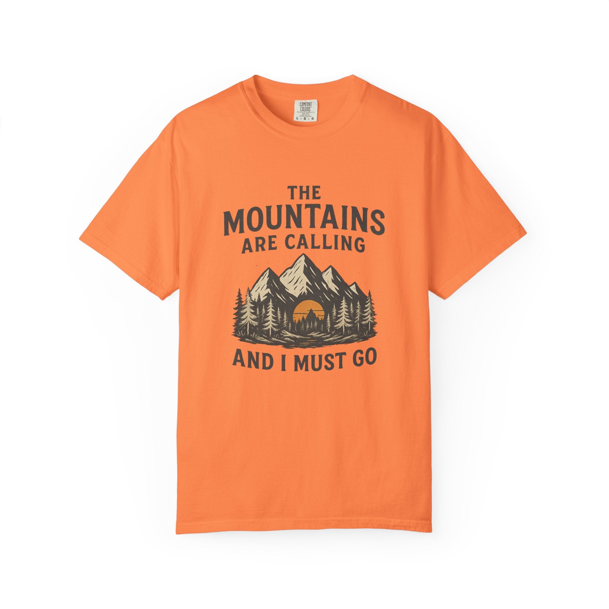 Retro Nature Tee – Mountains Are Calling & I Must Go