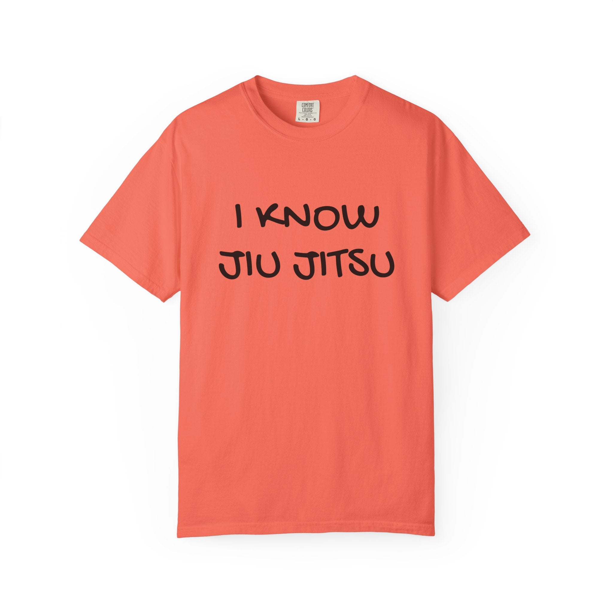 I Know Jiu Jitsu" – Funny Brazilian Jiu Jitsu T-Shirt for Grapplers & Martial Arts Fans