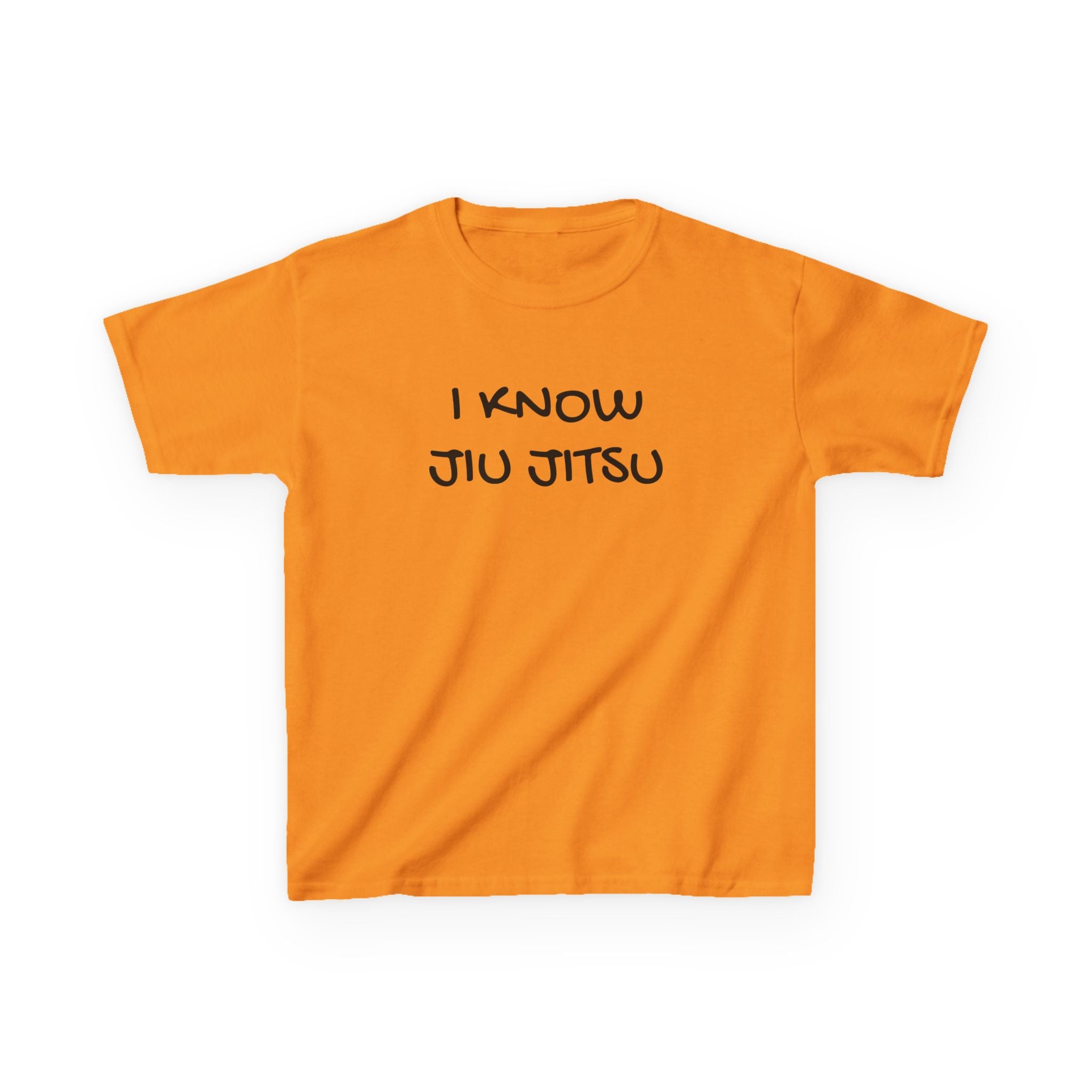Kid's "I Know Jiu Jitsu" – Funny Brazilian Jiu Jitsu T-Shirt for Grapplers & Martial Arts Fans