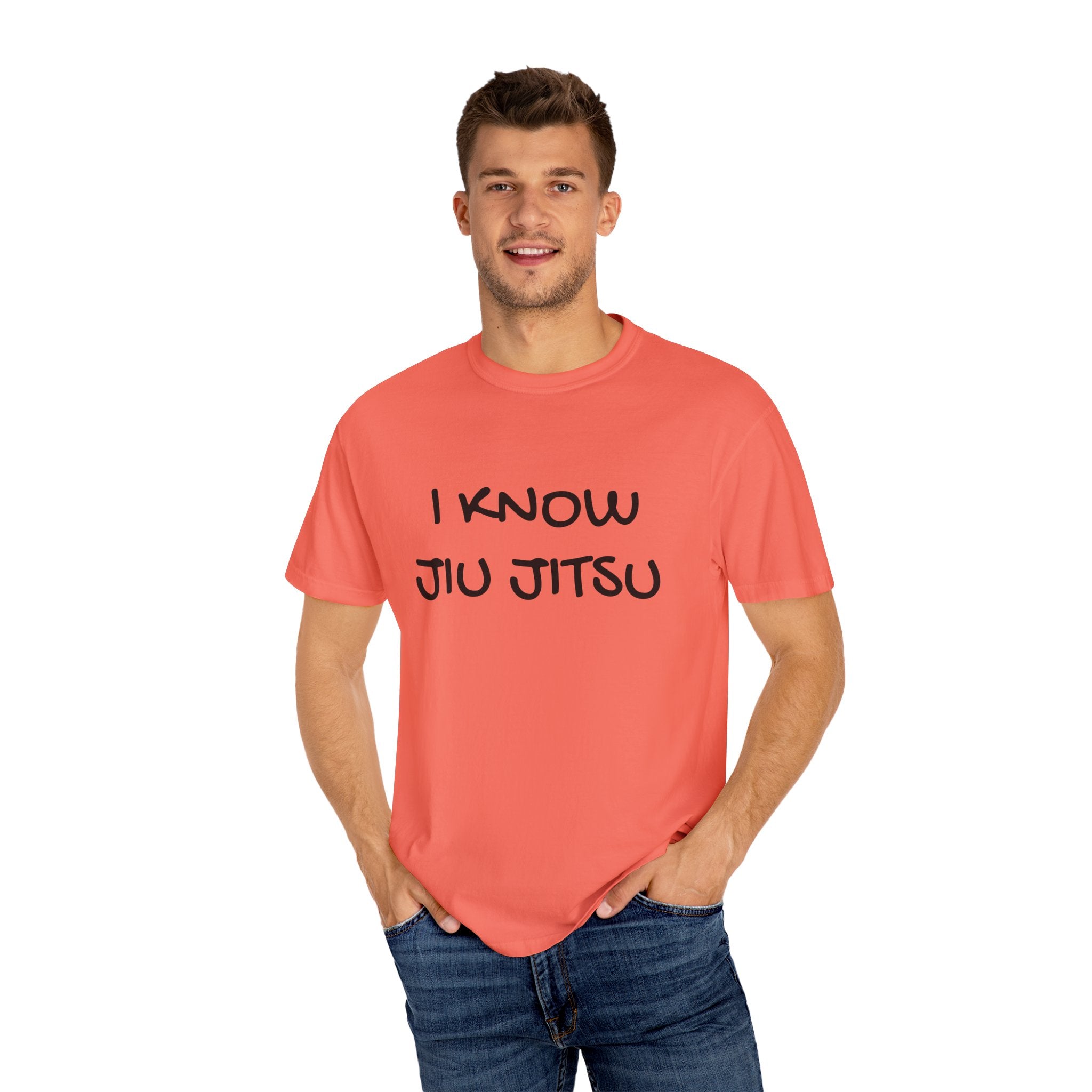 I Know Jiu Jitsu" – Funny Brazilian Jiu Jitsu T-Shirt for Grapplers & Martial Arts Fans