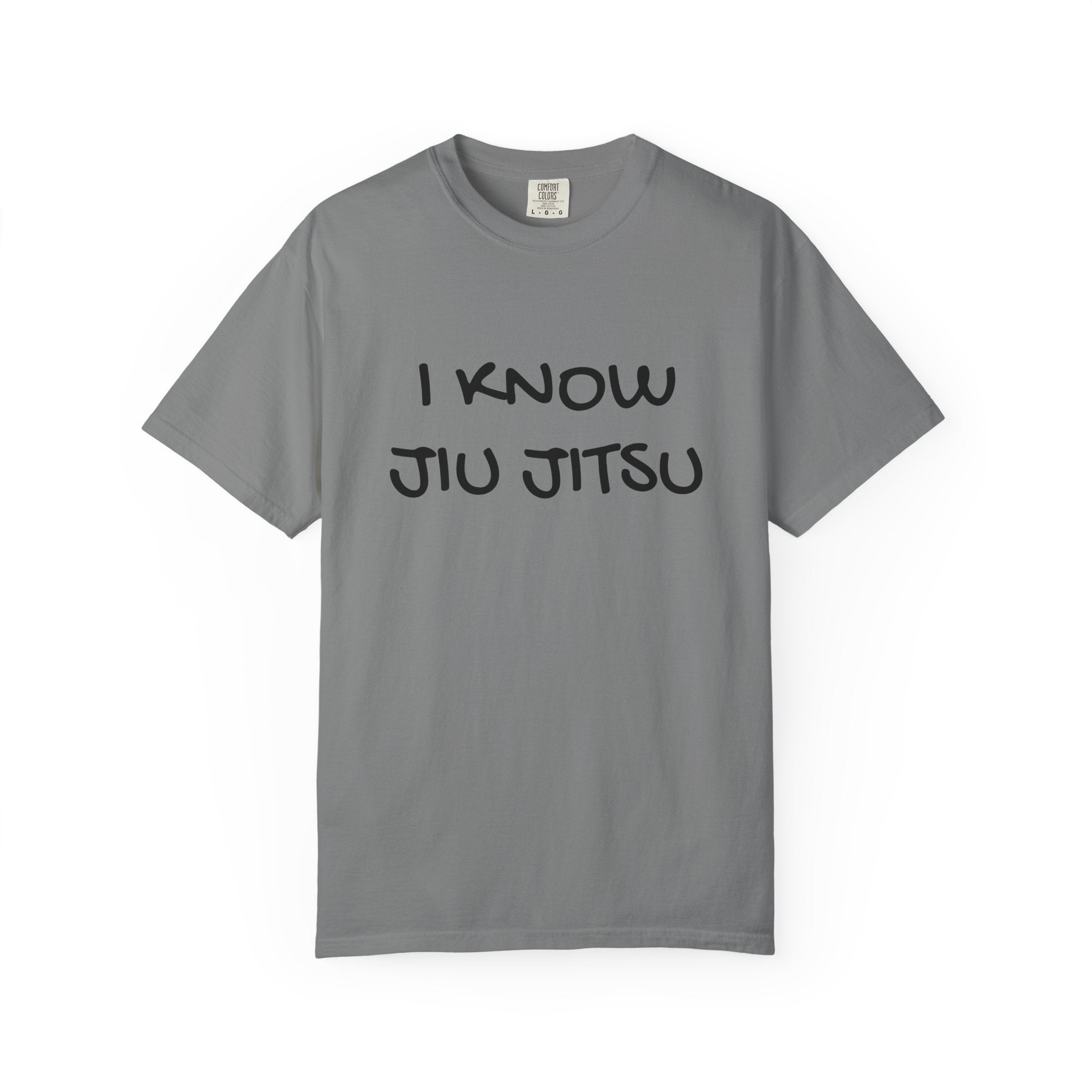 I Know Jiu Jitsu" – Funny Brazilian Jiu Jitsu T-Shirt for Grapplers & Martial Arts Fans