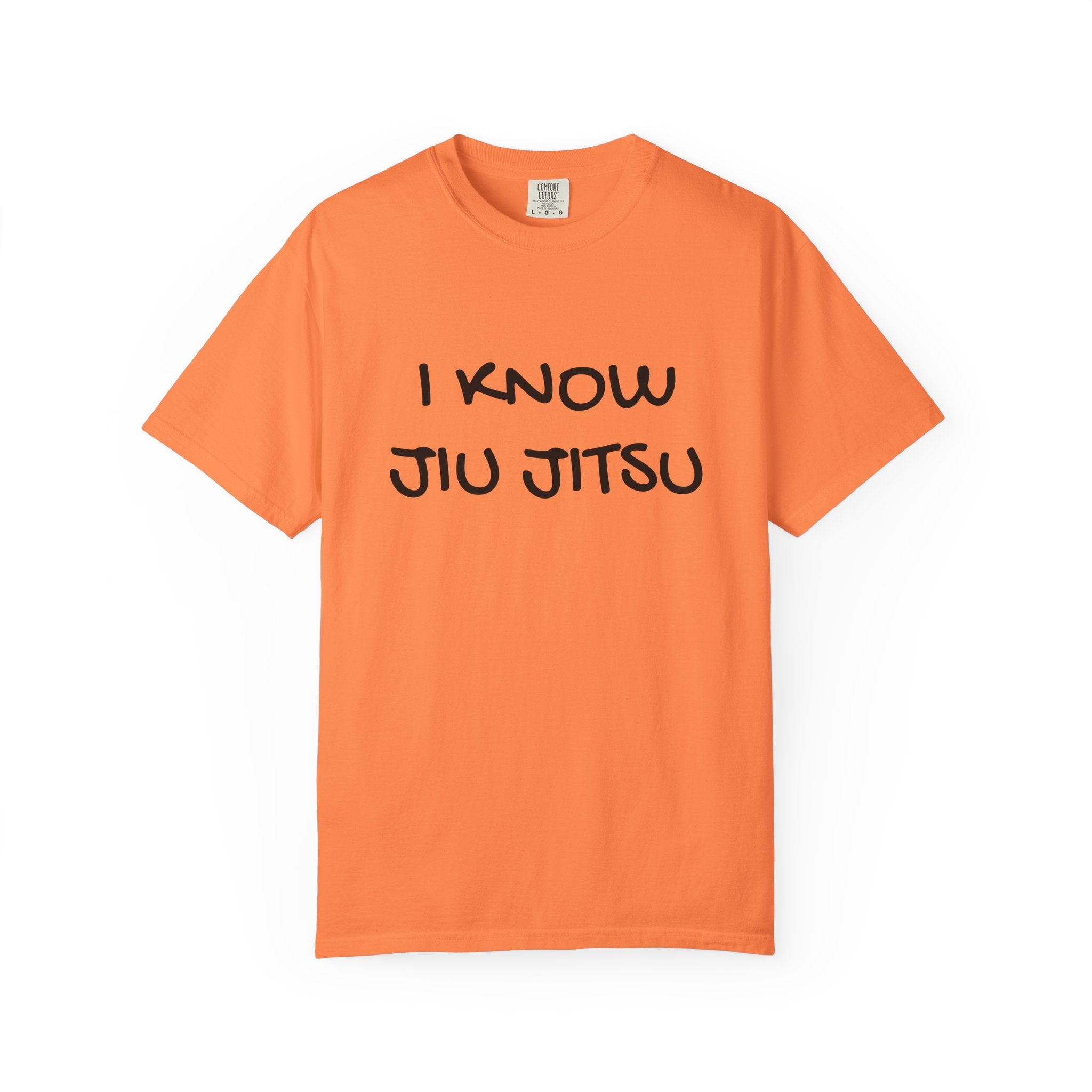 I Know Jiu Jitsu" – Funny Brazilian Jiu Jitsu T-Shirt for Grapplers & Martial Arts Fans