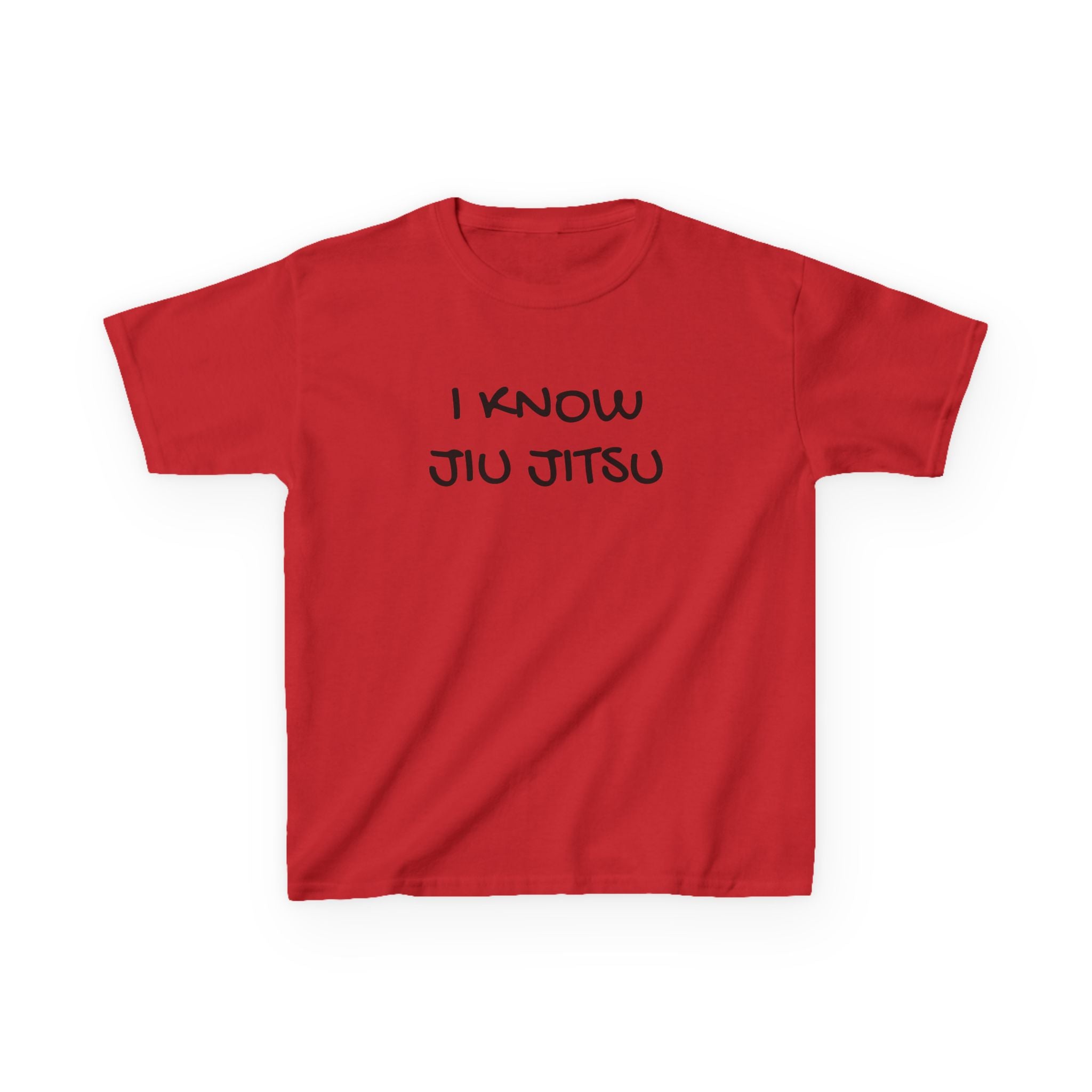 Kid's "I Know Jiu Jitsu" – Funny Brazilian Jiu Jitsu T-Shirt for Grapplers & Martial Arts Fans
