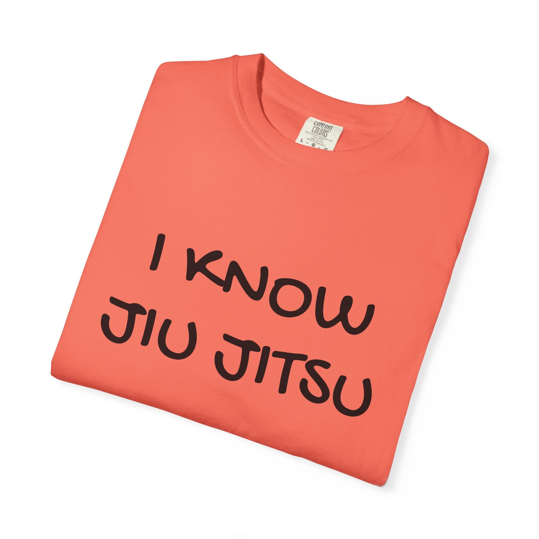 I Know Jiu Jitsu" – Funny Brazilian Jiu Jitsu T-Shirt for Grapplers & Martial Arts Fans