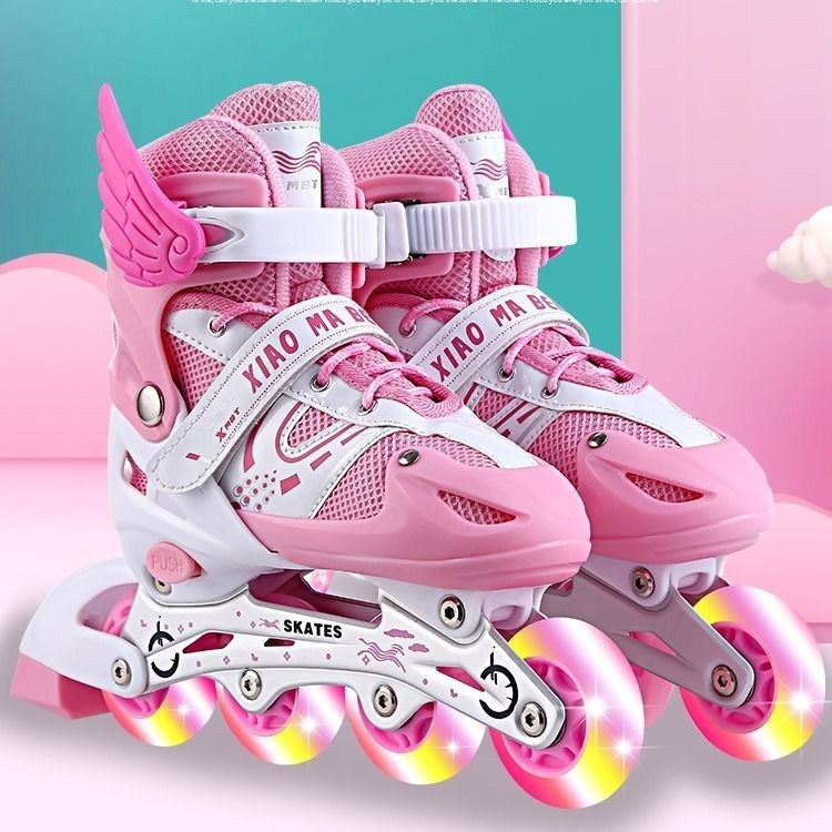 Adjustable Kids' Roller Skates with Flashing Wheels – Fun, Safe &amp; Perfect for Beginners