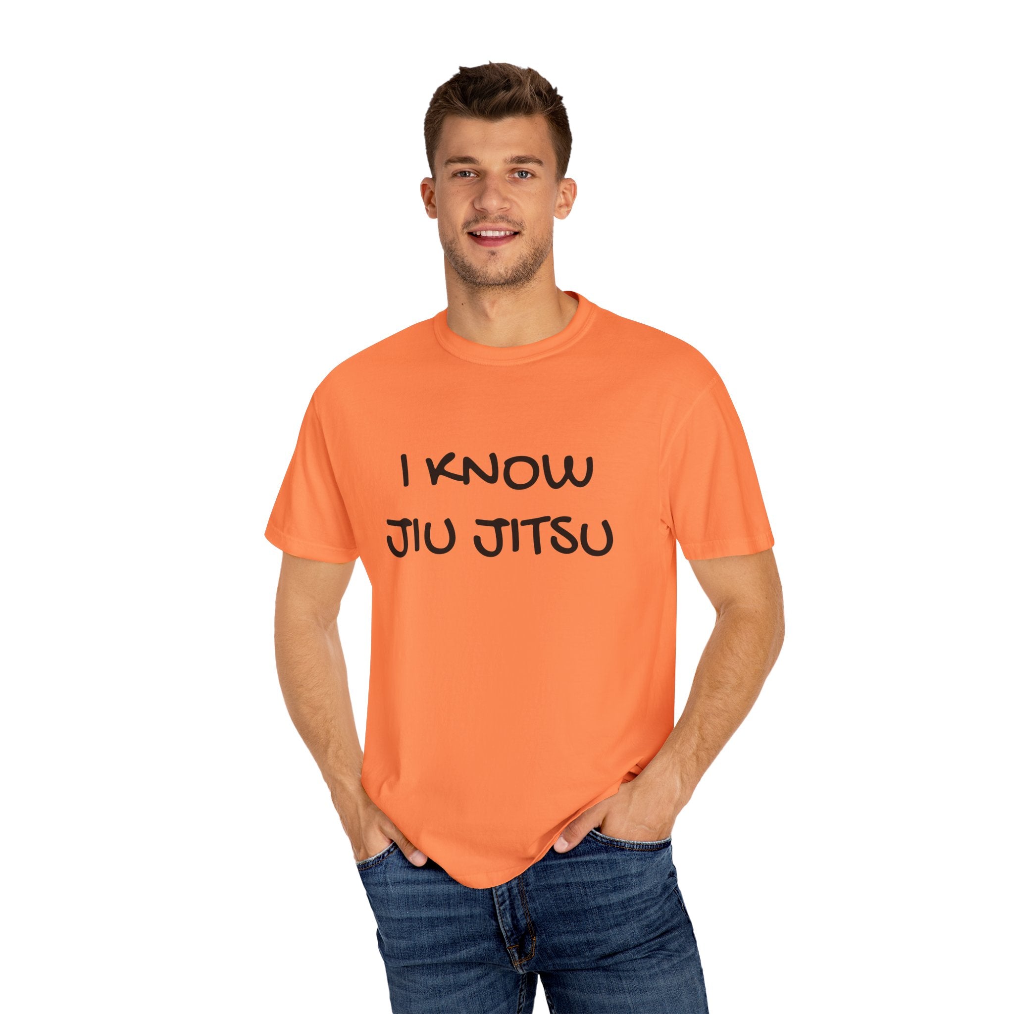 I Know Jiu Jitsu" – Funny Brazilian Jiu Jitsu T-Shirt for Grapplers & Martial Arts Fans