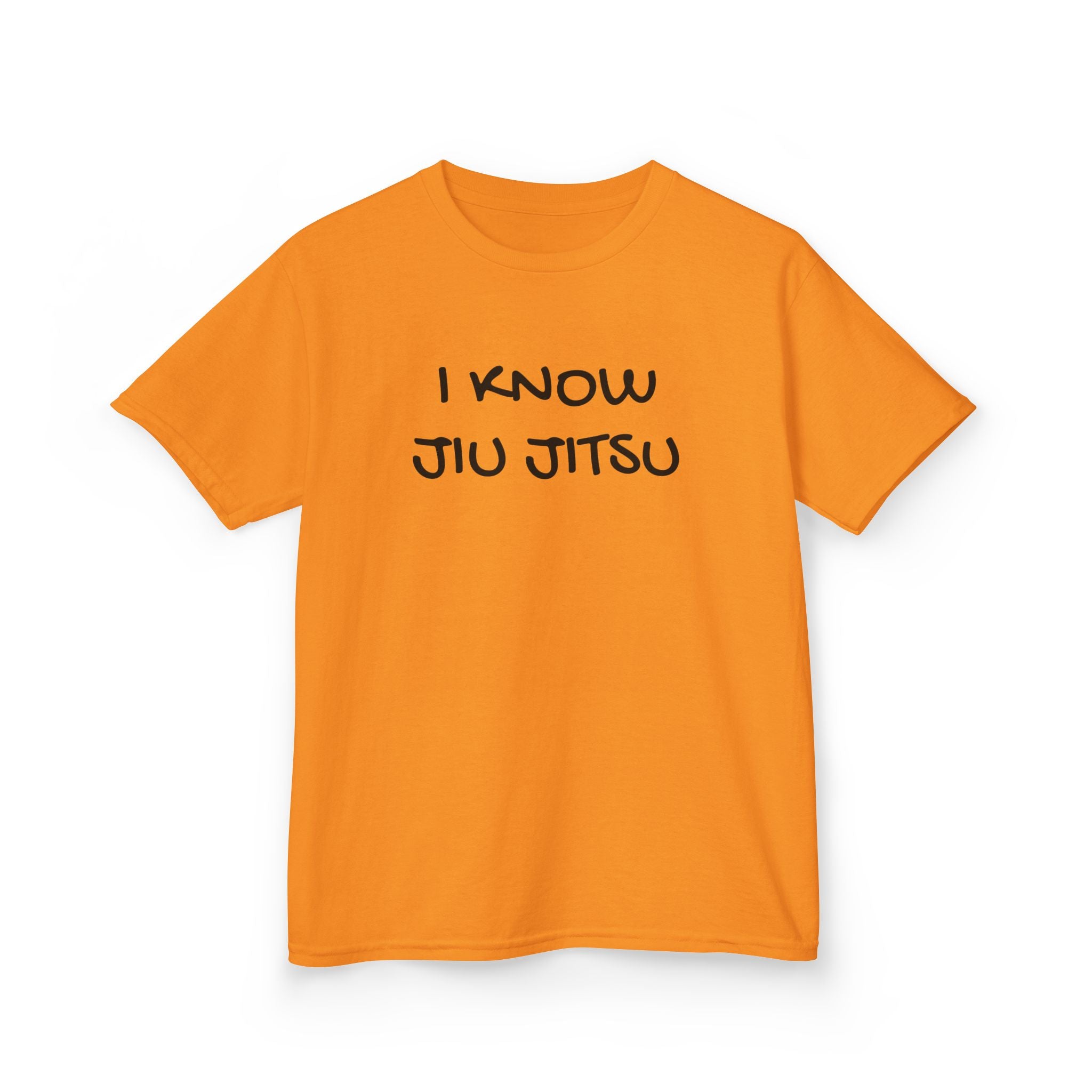 Kid's "I Know Jiu Jitsu" – Funny Brazilian Jiu Jitsu T-Shirt for Grapplers & Martial Arts Fans