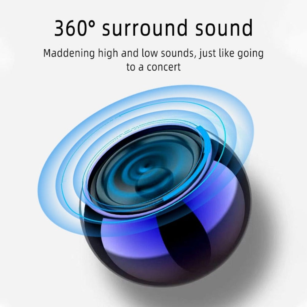 Dragon Mini True Wireless Bluetooth Speaker – Pocket-Sized Power with 9D Bass