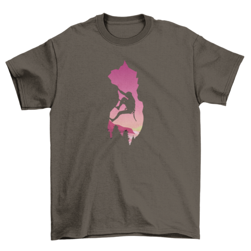 Mountain climbing t-shirt