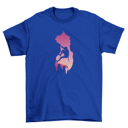 Mountain climbing t-shirt
