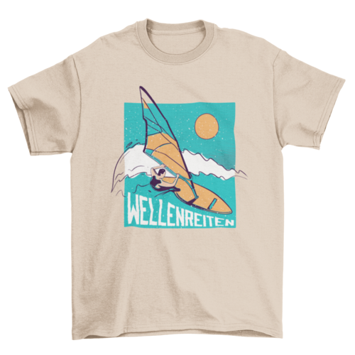 German Surf Windsurfer Germany Quote "Surfing" Sports Hobby T-shirt