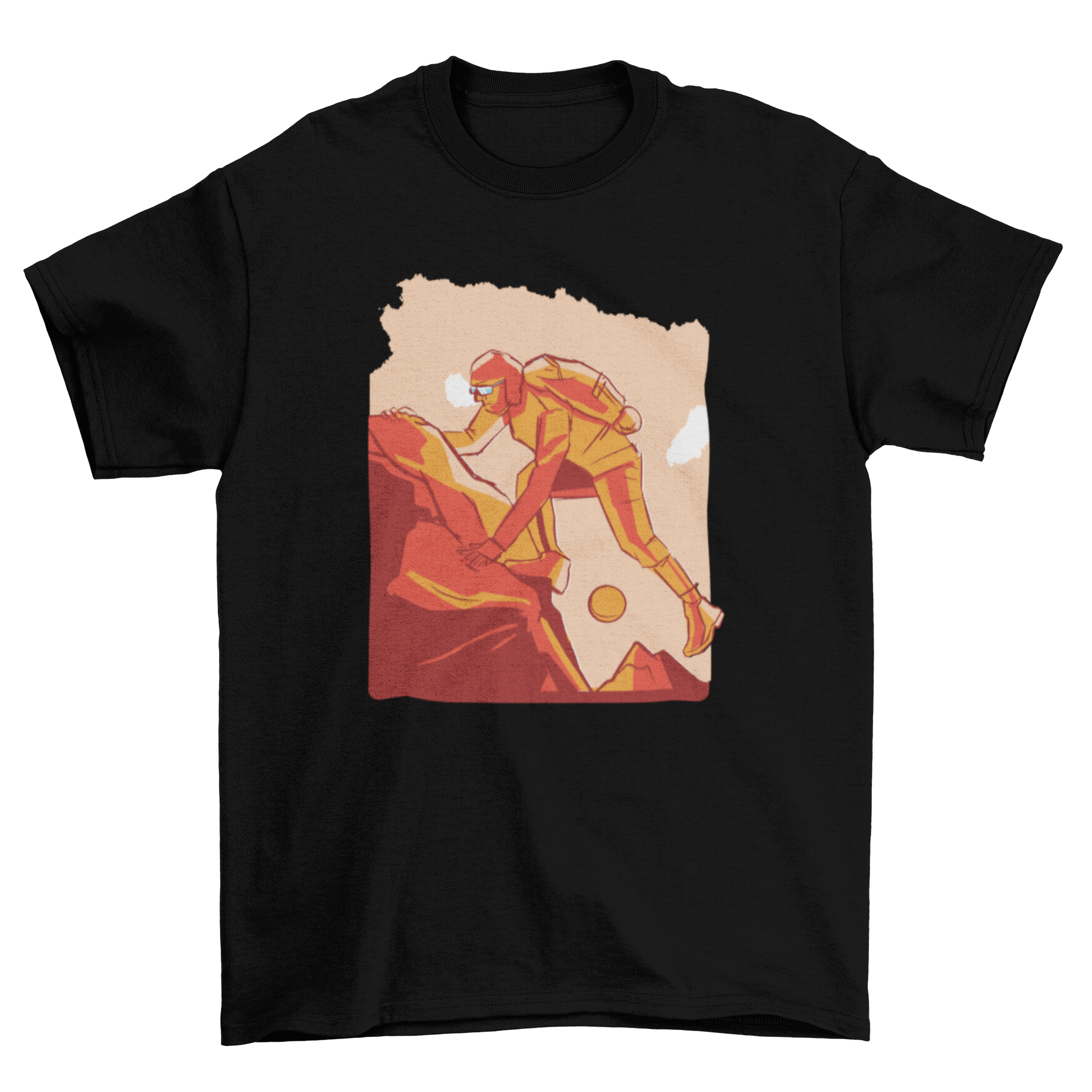 Climbing mountain t-shirt