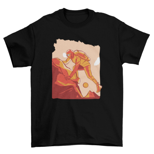 Climbing mountain t-shirt