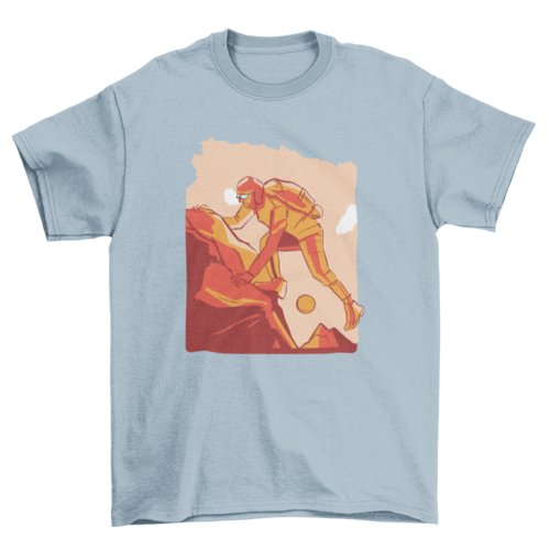 Climbing mountain t-shirt