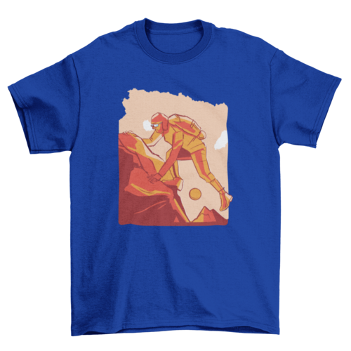 Climbing mountain t-shirt