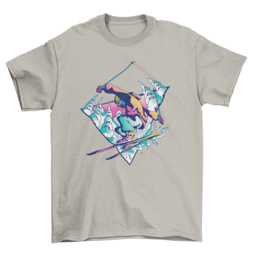Ski guy t-shirt