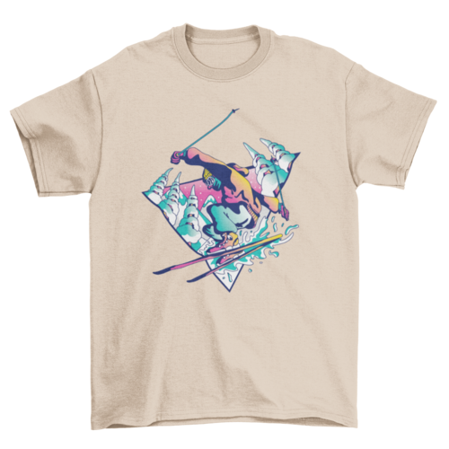 Ski guy t-shirt
