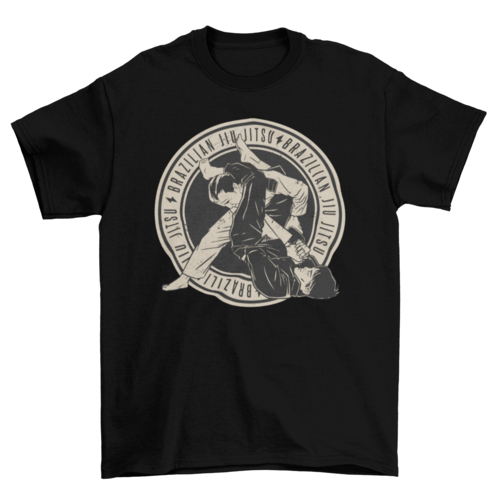 iu-Jitsu Warrior T-Shirt – BJJ Apparel for Grapplers & Martial Artists