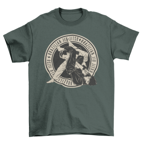iu-Jitsu Warrior T-Shirt – BJJ Apparel for Grapplers & Martial Artists