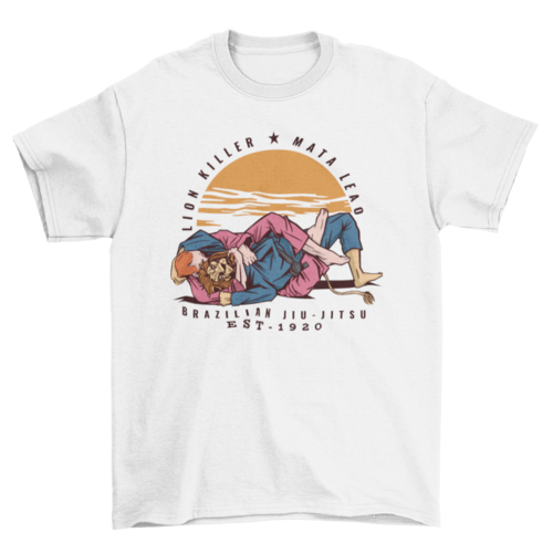 Train Hard. Stay Humble. Jiu-Jitsu T-Shirt for BJJ Fighters & Grapplers