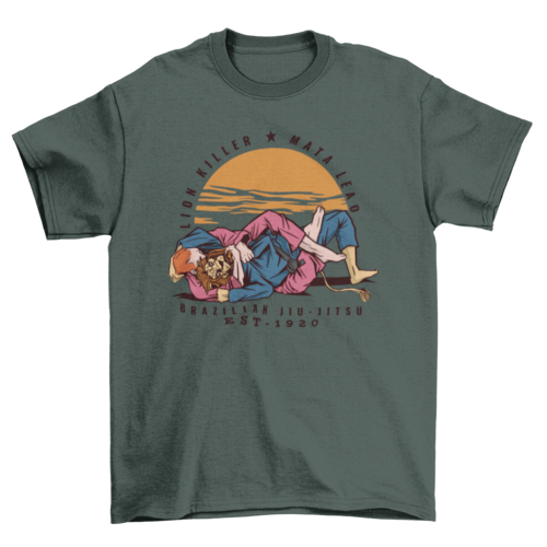 Train Hard. Stay Humble. Jiu-Jitsu T-Shirt for BJJ Fighters & Grapplers