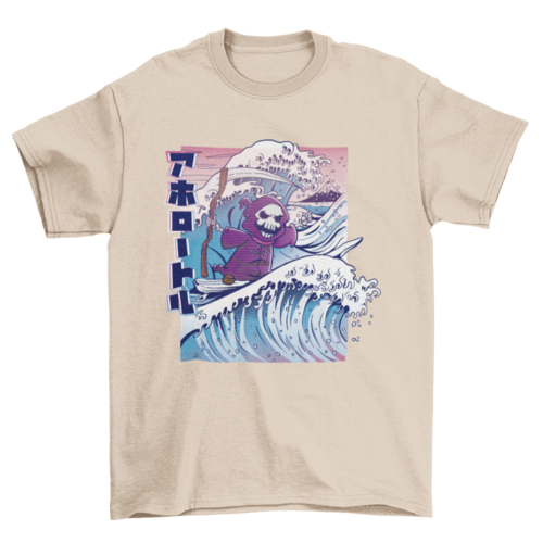 Grim Reaper surfing t-shirt