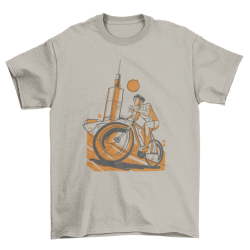 Cyclist sports t-shirt
