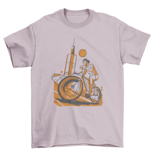 Cyclist sports t-shirt