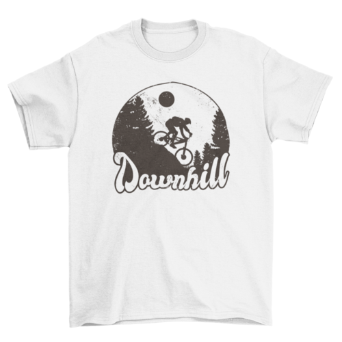 Mountain biking downhill t-shirt