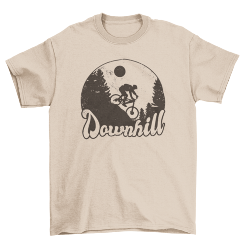 Mountain biking downhill t-shirt