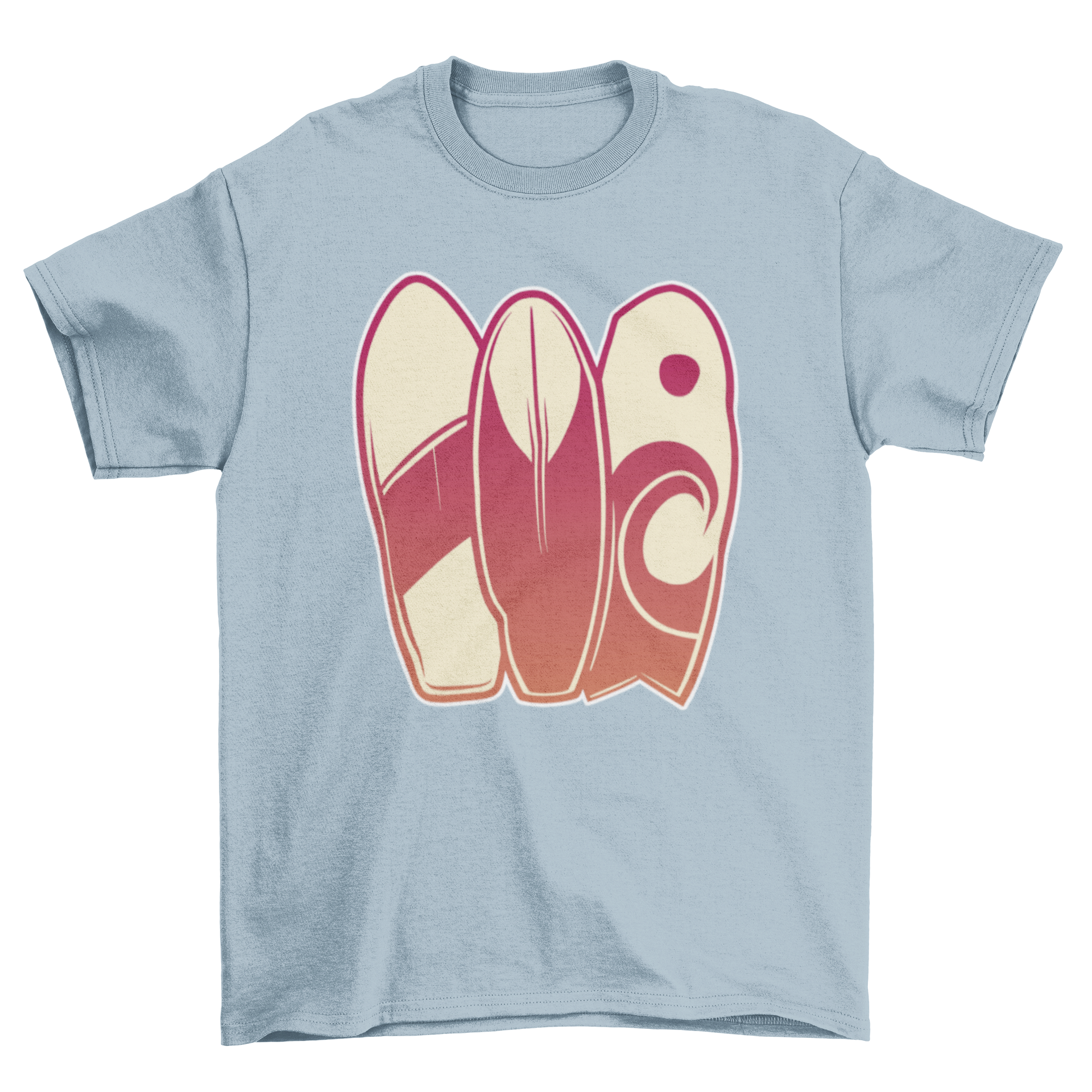 Surfing boards hobby t-shirt